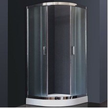 Душевой уголок Royal Bath НК 90х90 RB90HK-C-CH с поддоном профиль Хром стекло матовое