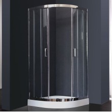 Душевой уголок Royal Bath НК 100х100 RB100HK-T-CH с поддоном профиль Хром стекло прозрачное