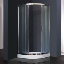 Душевой уголок Royal Bath НК 100х100 RB100HK-C-CH с поддоном профиль Хром стекло матовое