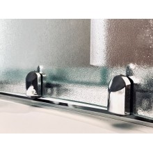 Душевой уголок Royal Bath НК 100х100 RB100HK-C-CH с поддоном профиль Хром стекло матовое