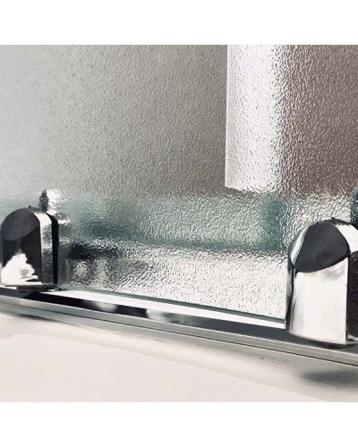 Душевой уголок Royal Bath ВК 120х80 RB8120BK-C-CH-R с поддоном профиль Хром стекло матовое