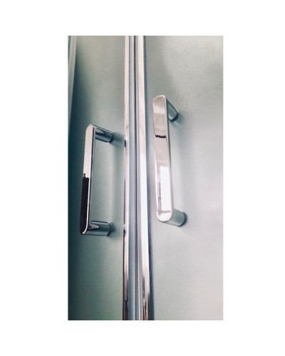 Душевой уголок Royal Bath ВК 120х80 RB8120BK-C-CH-R с поддоном профиль Хром стекло матовое