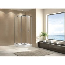 Душевой уголок Cezares Eco 80x80 см прозрачное стекло ECO-O-R-2-80-C-Cr