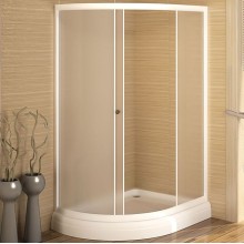 Душевой уголок Radomir 120x90 R 1-03-1-2-0-0101 с поддоном профиль Белый стекло матовое