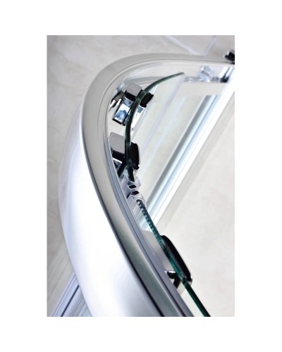 Душевой уголок Cezares Pratico 100x80 см прозрачное стекло PRATICO-RH-2-100/80-C-Cr