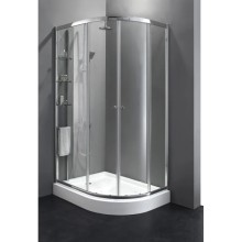 Душевой уголок Cezares Anima 120x90 см текстурное стекло ANIMA-W-RH-2-120/90-P-Cr-L