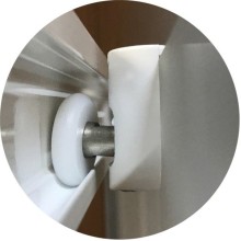 Душевой уголок Radomir Респект 100x100 1-03-1-0-0-1330 с поддоном профиль Белый стекло прозрачное