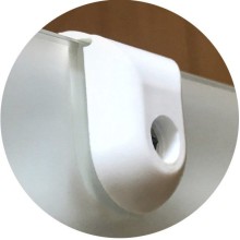 Душевой уголок Radomir Респект 100x100 1-03-1-0-0-1330 с поддоном профиль Белый стекло прозрачное