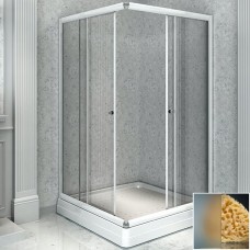 Душевой уголок Radomir 110x110 1-03-1-0-0-1201 профиль Белый стекло матовое