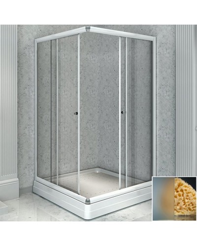 Душевой уголок Radomir 90x90 1-09-1-0-0-1181 профиль Белый стекло матовое