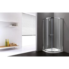 Душевой уголок Cezares Anima 100x100 см текстурное стекло ANIMA-W-R-2-100-P-Cr