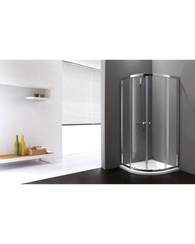 Душевой уголок Cezares Anima 100x100 см текстурное стекло ANIMA-W-R-2-100-P-Cr