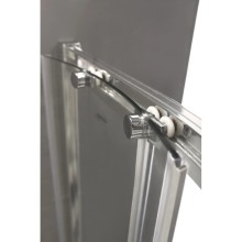 Душевой уголок Cezares Anima 100x100 см текстурное стекло ANIMA-W-R-2-100-P-Cr