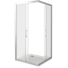 Душевой уголок Good Door Neo CR-80-C-CH 80х80 профиль Хром стекло прозрачное