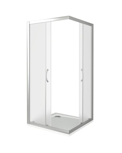 Душевой уголок Good Door Neo CR-80-C-CH 80х80 профиль Хром стекло прозрачное