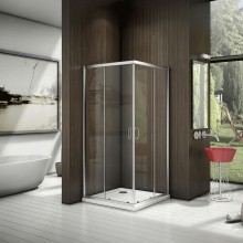 Душевой уголок Good Door Neo CR-80-C-CH 80х80 профиль Хром стекло прозрачное