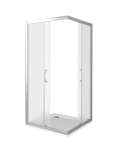 Душевой уголок Good Door Neo CR-100-C-CH 100х100 профиль Хром стекло прозрачное