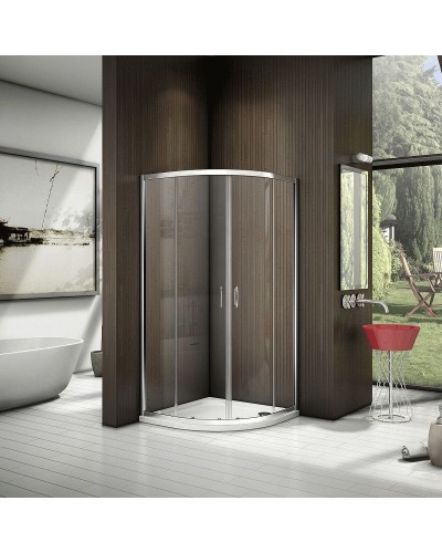 Душевой уголок Good Door Neo R-90-С-CH 90х90 профиль Хром стекло прозрачное