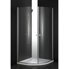 Душевой уголок Cezares Elena 90x90 см текстурное стекло ELENA-W-R-21-90-P-Cr