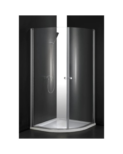 Душевой уголок Cezares Elena 90x90 см текстурное стекло ELENA-W-R-21-90-P-Cr