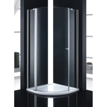 Душевой уголок Cezares Elena 90x90 см текстурное стекло ELENA-W-R-11-90-P-Cr-L