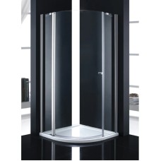 Душевой уголок Cezares Elena 90x90 см текстурное стекло ELENA-W-R-11-90-P-Cr-L