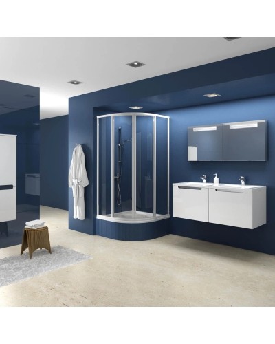 Душевой уголок 80х80 см Ravak Supernova SKCP4 Sabina 31144V10011 Pearl