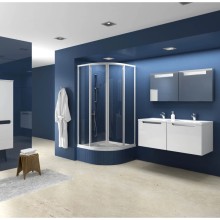 Душевой уголок 90х90 см Ravak Supernova SKCP4 Sabina 31177V10011 Pearl