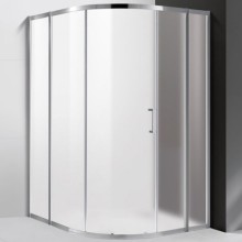 Душевой уголок Cezares Molveno R-11 120х120 MOLVENO-R-11-100+20-P-Cr профиль Хром стекло рифленое