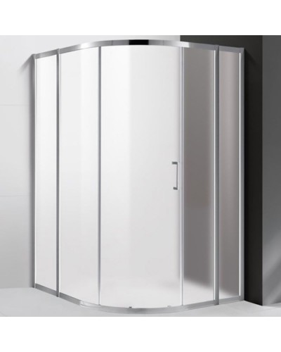 Душевой уголок Cezares Molveno R-11 130х130 MOLVENO-R-11-100+30-P-Cr профиль Хром стекло рифленое