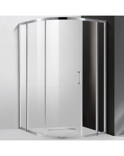 Душевой уголок Cezares Molveno R-11 110х110 MOLVENO-R-11-90+20-C-Cr-IV профиль Хром стекло прозрачное