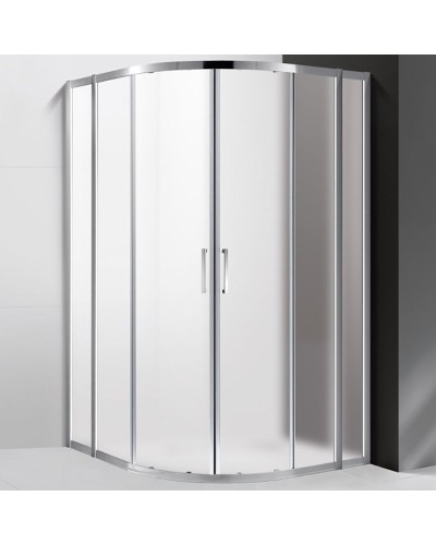 Душевой уголок Cezares Molveno R-22 120х120 MOLVENO-R-22-100+20-P-Cr профиль Хром стекло рифленое