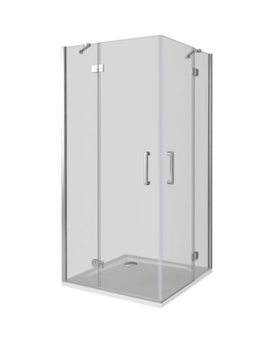 Душевой уголок Good Door Saturn CR-90-C-CH 90x90 профиль Хром стекло прозрачное