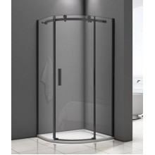 Душевой уголок Good Door Galaxy R-100-C-B 100x100 профиль Черный стекло прозрачное