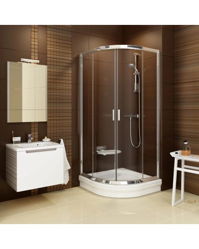 Душевой уголок Ravak Blix BLCP4-90 блестящий Transparent без AntiCalc X3B270C00Z1