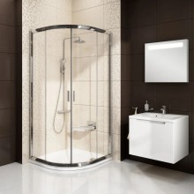 Душевой уголок Ravak Blix BLCP4-90 блестящий Transparent без AntiCalc X3B270C00Z1