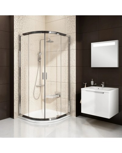 Душевой уголок Ravak Blix BLCP4-90 блестящий Transparent без AntiCalc X3B270C00Z1