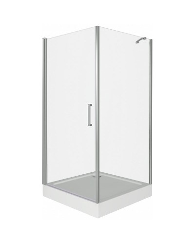 Душевой уголок Good Door Fantasy CR-80-С-CH 80x80 профиль Хром стекло прозрачное