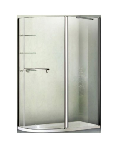 Душевой уголок Good Door Pandora R-120-C-CH 120x80 профиль Хром стекло прозрачное