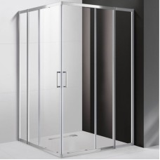 Душевой уголок Cezares Molveno AH-22 120х110 MOLVENO-AH-22-120/110-C-Cr-IV профиль Хром стекло прозрачное