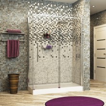 Душевой уголок WasserKRAFT Dinkel 140x90 58R36 профиль Хром стекло прозрачное