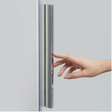 Душевой уголок WasserKRAFT Dinkel 140x80 58R35 профиль Хром стекло прозрачное