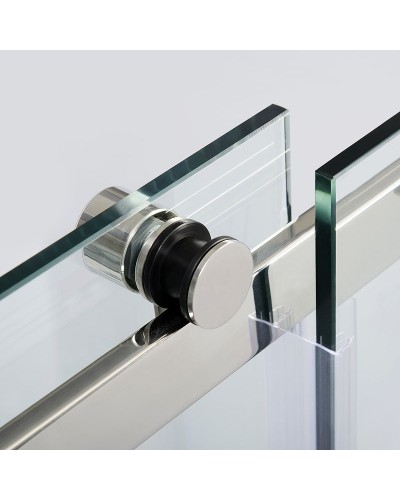 Душевой уголок WasserKRAFT Dinkel 140x80 58R35 профиль Хром стекло прозрачное