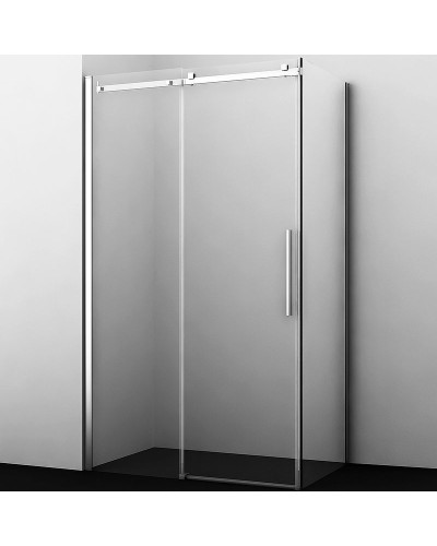 Душевой уголок WasserKRAFT Alme 140х100 15R37 профиль Хром стекло прозрачное