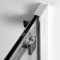 Душевой уголок WasserKRAFT Alme 130х100 15R34 профиль Хром стекло прозрачное