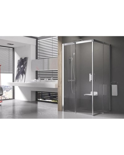 Душевой уголок Ravak MSRV4-80/80 блестящий Transparent 1WV44C00Z1