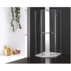 Душевой уголок Cezares Bergamo-Arco 100x100 см прозрачное стекло BERGAMO-W-R-1-100-ARCO-C-Cr-R