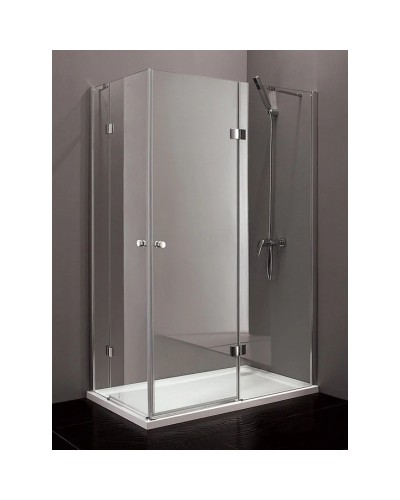 Душевой уголок Cezares Verona 120x100 см текстурное стекло VERONA-W-AH-2-120/100-P-Cr-R