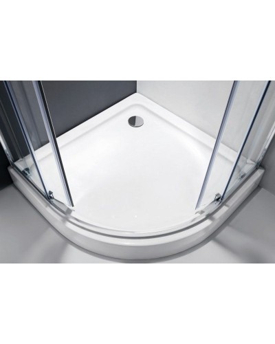 Душевой уголок Cezares Molveno R-1 100х100 MOLVENO-R-1-100-P-Cr профиль Хром стекло рифленое