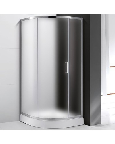 Душевой уголок Cezares Molveno R-1 100х100 MOLVENO-R-1-100-P-Cr профиль Хром стекло рифленое